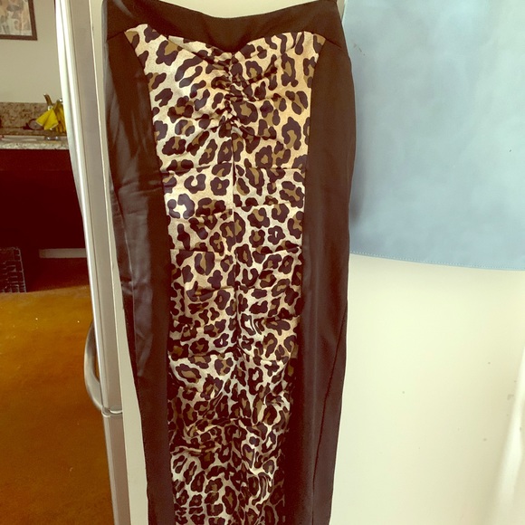 Strapless Sheath Midi Dress Club- Cocktail Y2K - Picture 2 of 5